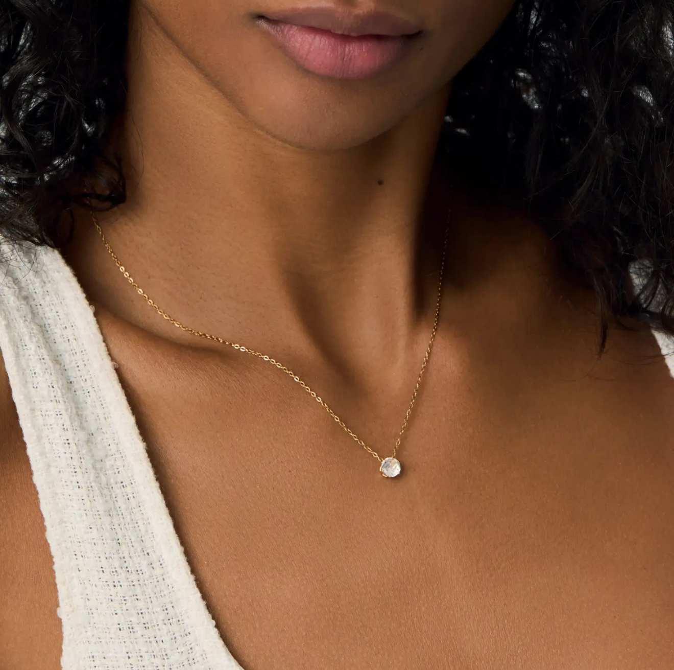 Lisbon Solitaire Necklace